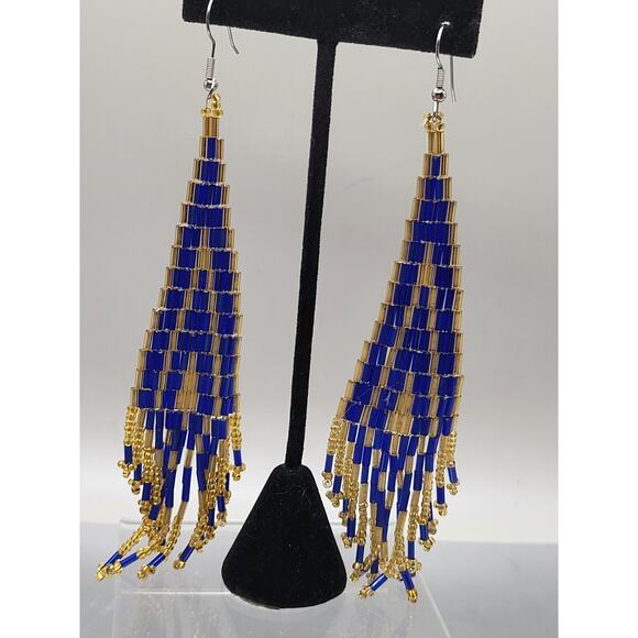 Vintage Pendant & Earrings Set Dangle Drop Necklace Matching Jewelry - Picture 5 of 11